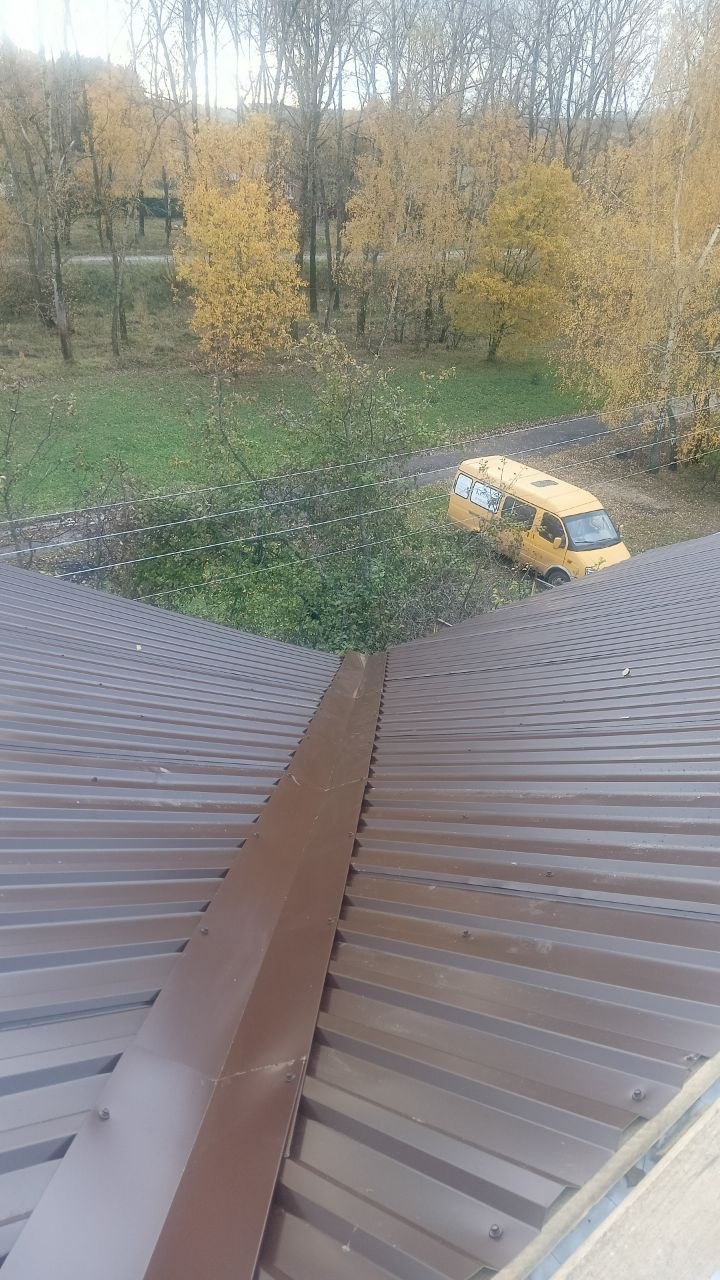 Кровля сверху